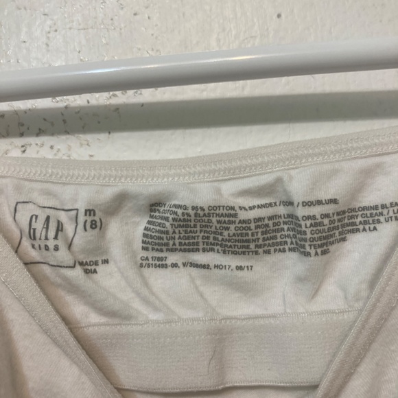 Kids basic white tank top - Picture 3 of 3